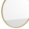 Flash Furniture 24" Round Gold Metal Framed Accent Wall Mirror HFKHD-4GD-CRE8-391315-GG - alternate 8